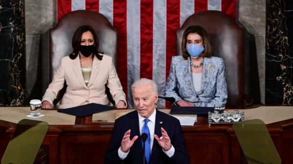 ETATS-UNIS: Biden vante une Amérique retrouvée, défend réformes et justice sociale