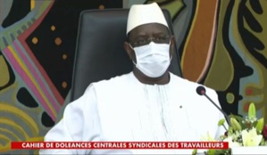 MACKY SALL : « Je ne suis pas favorable à l’alignement de l’âge de la retraite à 65 ans » MACKY SALL : « Je ne suis pas favorable à l’alignement de l’âge de la retraite à 65 ans »