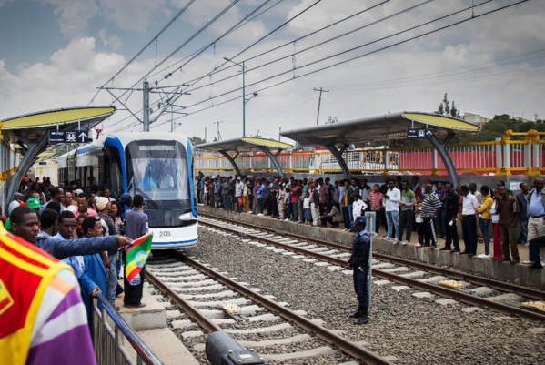 Le tramway d'Addis Abeba financé par la Chine