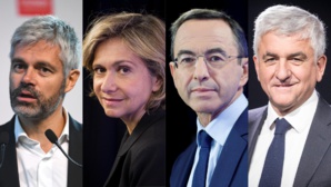 Laurent Wauquiez, Valérie Pécresse, Bruno Retailleau et Hervé Morin (de g. à d.) Laurent Wauquiez, Valérie Pécresse, Bruno Retailleau et Hervé Morin (de g. à d.)