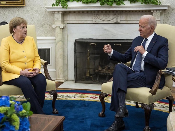 Diplomatie : Angela Merkel à Washington pour des adieux au goût d’inachevé
