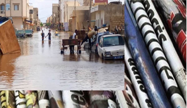 Antoine Diome sur les sites inondés pour superviser le plan Orsec Antoine Diome sur les sites inondés pour superviser le plan Orsec