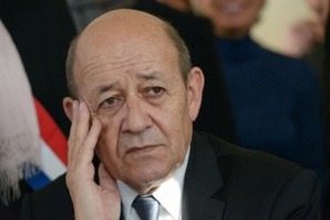 Jean Ives Le Drian, le chef de la diplomatie française Jean Ives Le Drian, le chef de la diplomatie française