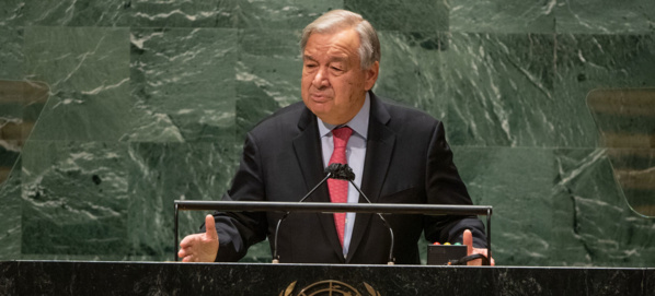 Face aux menaces et aux divisions, le monde doit se réveiller, affirme le chef de l’ONU