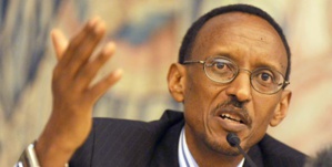 Le Président rwandais Paul Kagame