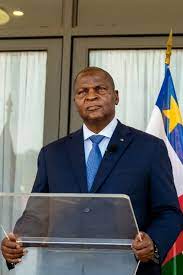 Le Président Faustin Archange Touadera