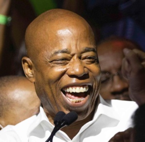 Eric Adams, nouveau maire démocrate de New York Eric Adams, nouveau maire démocrate de New York