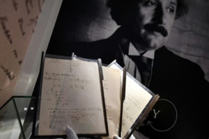 Enchère record chez Christie’s - Un manuscrit d’Albert Einstein vendu pour 11,76 millions