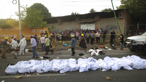 Mexique - Au moins 53 migrants tués dans un accident de la route