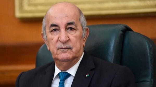 Le Président algérien Abdelmajid Tebboune Le Président algérien Abdelmajid Tebboune