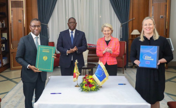 L’Union européenne annonce des investissements de 150 milliards d'euros en Afrique avec le projet Global Gateway L’Union européenne annonce des investissements de 150 milliards d'euros en Afrique avec le projet Global Gateway