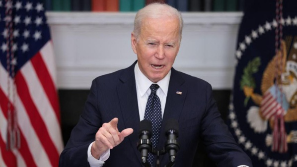 Biden condamne « le début d’une invasion russe de l’Ukraine » Biden condamne « le début d’une invasion russe de l’Ukraine »