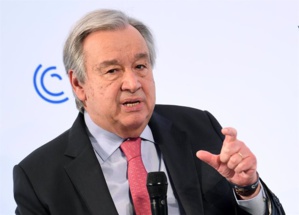 Antonio Guterres, secrétaire général de l'ONU