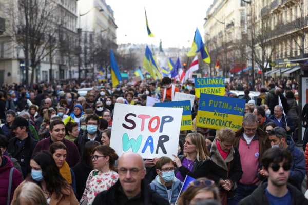 Guerre en Ukraine - Des milliers d’Européens dans les rues en soutien à l’Ukraine Guerre en Ukraine - Des milliers d’Européens dans les rues en soutien à l’Ukraine