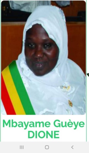 Décès de l’Honorable députée  Dr Mame Mbayame Dione, membre du Comité Directeur du MRDS