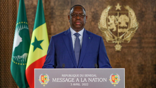 Fête du 4 avril 2022 - Le message à la nation du Président Macky Sall Fête du 4 avril 2022 - Le message à la nation du Président Macky Sall