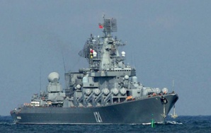 Guerre en Ukraine - Le Moskova, croiseur de la flotte russe, a coulé en mer Noire Guerre en Ukraine - Le Moskova, croiseur de la flotte russe, a coulé en mer Noire