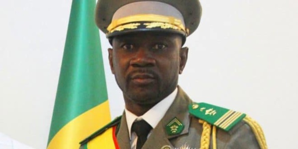 Le président malien, le colonel Assimi Goïta Le président malien, le colonel Assimi Goïta