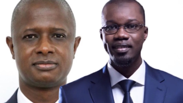 Antoine Felix Diome (ministre de l'Intérieur) et Ousmane Sonko (Yewwi askan wi) Antoine Felix Diome (ministre de l'Intérieur) et Ousmane Sonko (Yewwi askan wi)