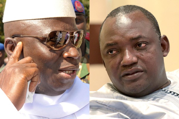Adama Barrow (D) se dit prêt à faire juger son prédécesseur Yahya Jammeh réfugié en Guinée Equatoriale