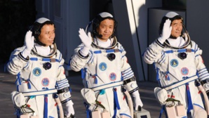 Trois astronautes de retour dans la station spatiale chinoise Trois astronautes de retour dans la station spatiale chinoise