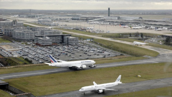 A l'aéroport Roissy Charles de Gaulle