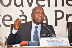 Oumar Guèye, porte-parole du gouvernement sénégalais Oumar Guèye, porte-parole du gouvernement sénégalais