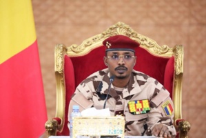 Le chef de la junte tchadienne, Mahamat Idriss Deby Itno