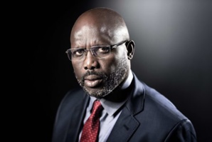 Le président libérien George WEAH Le président libérien George WEAH