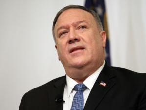 Mike Pompeo, le dernier secrétaire d'Etat de Trump, ancien directeur de la CIA, aujourd'hui cible des avocats de Julian Assange