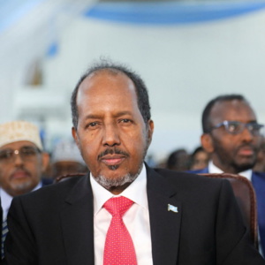 Le président somalien, Hassan Cheikh Mohamoud Le président somalien, Hassan Cheikh Mohamoud