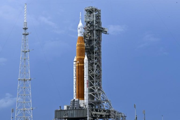 La méga-fusée de la Nasa sur le point de décoller vers la Lune La méga-fusée de la Nasa sur le point de décoller vers la Lune