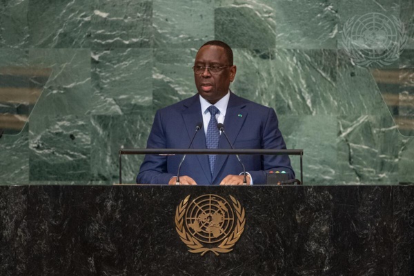 Devant l'Assemblée générale des Nations-Unies, Macky Sall prône l’instauration d’une gouvernance mondiale plus juste Devant l'Assemblée générale des Nations-Unies, Macky Sall prône l’instauration d’une gouvernance mondiale plus juste