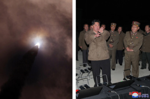 « Les exercices militaires de l'Armée Populaire de Corée : les unités d’opérations des armes nucléaires tactiques, de l’artillerie à longue portée et de l’aviation » (KCNA)