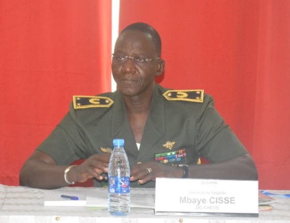 Le désormais général de division Mbaye Cissé Le désormais général de division Mbaye Cissé
