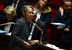 La première ministre Elisabeth Borne à l'assemblée nationale
