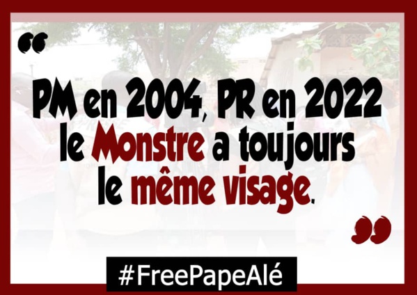 Libération immédiate et inconditionnelle du journaliste Pape Alé Niang, kidnappé depuis le 6 novembre 2022 et mis en prison pour avoir fait un travail d'information à l'endroit de l'opinion publique. 