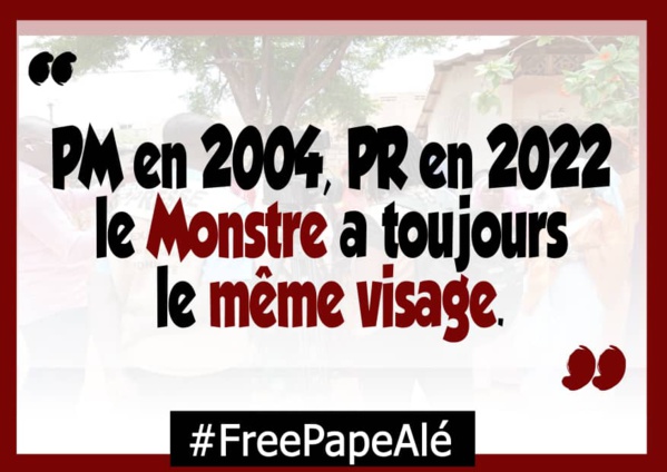 Libération immédiate et inconditionnelle du journaliste Pape Alé Niang, kidnappé depuis le 6 novembre 2022 et mis en prison pour avoir fait un travail d'information à l'endroit de l'opinion publique. Libération immédiate et inconditionnelle du journaliste Pape Alé Niang, kidnappé depuis le 6 novembre 2022 et mis en prison pour avoir fait un travail d'information à l'endroit de l'opinion publique.