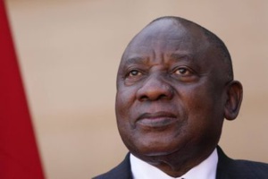 Le président Cyril Ramaphosa
