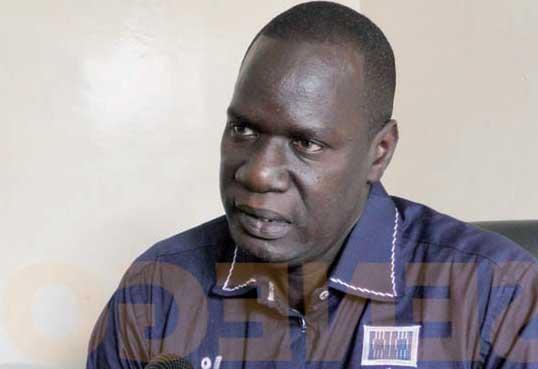 Momar Diongue, membre du Collectif pour la libération de Pape Alé Niang (photo SENEGO)