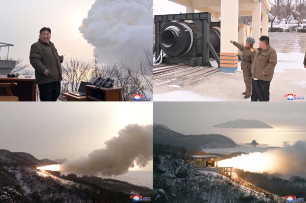 « Pyongyang effectue un essai d’importance pour le développement d’une nouvelle arme stratégique » (KCNA)