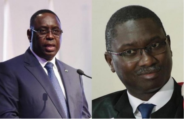 Le président Macky Sall (à gauche) et son ministre de la Justice Ismaila Madior Fall Le président Macky Sall (à gauche) et son ministre de la Justice Ismaila Madior Fall
