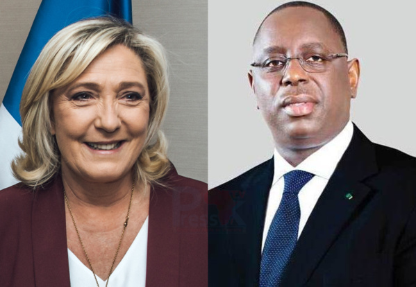 Après audience au Palais, Marine Le Pen trouve que « Macky Sall est un homme charmant » Après audience au Palais, Marine Le Pen trouve que « Macky Sall est un homme charmant »