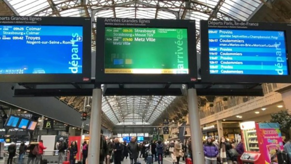 Un "sabotage" met la gare de l'Est à l'arrêt, longues réparations pour le retour des trains mercredi