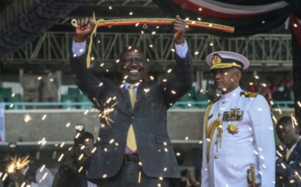 William Ruto, lors de son investiture comme Président du Kenya
