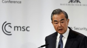 Wang Yi, le chef de la diplomatie chinoise, à Munich le 18 février 2023