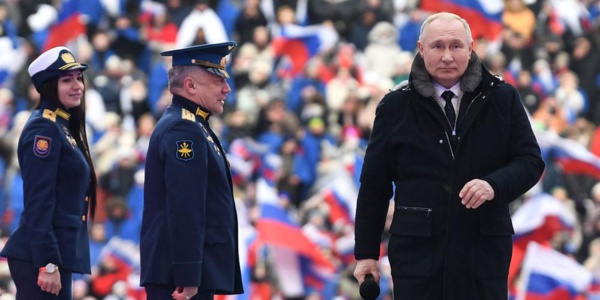 Guerre en Ukraine - La Russie combat pour ses « terres historiques », proclame Poutine Guerre en Ukraine - La Russie combat pour ses « terres historiques », proclame Poutine