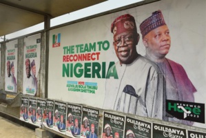 Une affiche de la campagne électorale au Nigéria