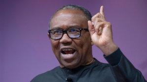 Peter Obi, chef du parti travailliste et candidat considéré comme un sérieux outsider Peter Obi, chef du parti travailliste et candidat considéré comme un sérieux outsider