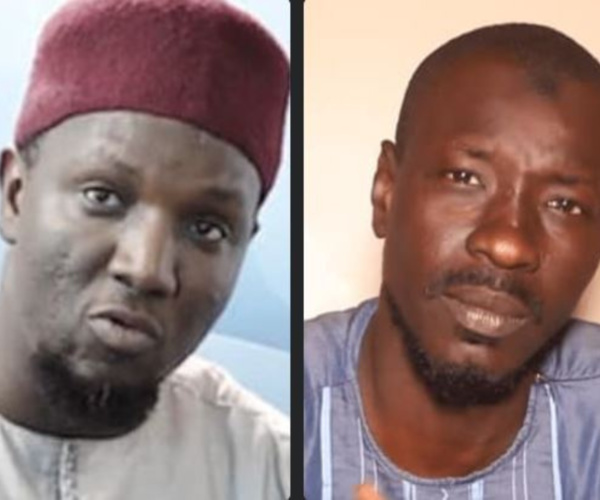 Cheikh Oumar Diagne (g) et Abdou Karim Guèye alias Xrum Xrax Cheikh Oumar Diagne (g) et Abdou Karim Guèye alias Xrum Xrax